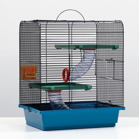 Triyari -Russian rodent cell, 39 x 29 x 49 cm, mix of flowers