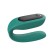 A set of vibrators for a pair of Trio for Two, silicone, emerald color.