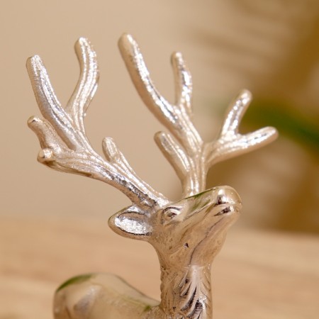 Souvenir "Deer" aluminum 9x8x14.5 cm-3