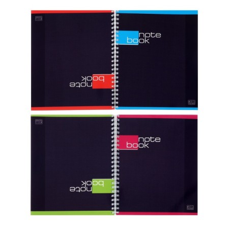 Notebook 4 covers, 120 sheets in a cage on the crest "Twice Two. Strict Notebook", Uf-Lok, Offset block-3