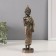 Souvenir Polystone "Buddha - Anjali -Mudra" Gray 6x7x23.5 cm