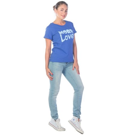 Women's T -shirt More Love, size 44, blue color-2