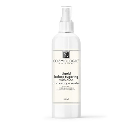 Remedy before shugaring cosmologic, with aloe and orange water, 250 ml