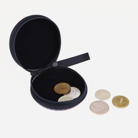 Case for coins/headphones with lightning, black color-2