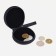 Case for coins/headphones with lightning, black color