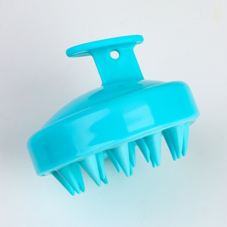 Brush - head washing massage, 8 × 8 × 6 cm, blue color-9