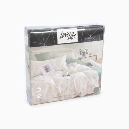 Lovelife 2PP BELIEND BELIENT "branches", 175*215cm, 200*225cm, 50*70cm-2pcs, 100%cotton, satin, 125g/m²-4