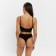 Female set (top, panties) Black color, size 42-44