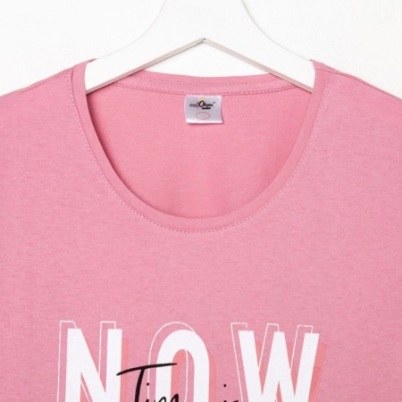 T -shirt female, pink color, size 44-5