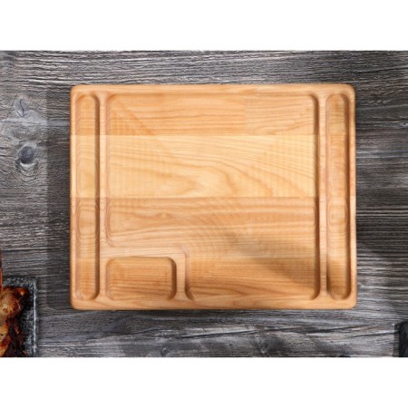 Board-board for feeding the steak ADELICA, 28 × 22 × 1.8 cm, birch-3