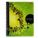 A notebook of 80 sheets in a cage on a crest, iFresh, cover coated cardboard, offset block, mix