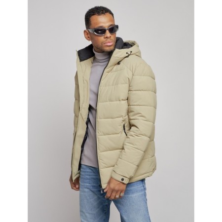 Sports male winter, size 58, light green color-7