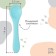 A children's spoon for feeding crumbs I (silicone), blue