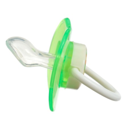 Nipple - orthodontic dummy with container, +3 months, green color-6
