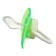 Nipple - orthodontic dummy with container, +3 months, green color