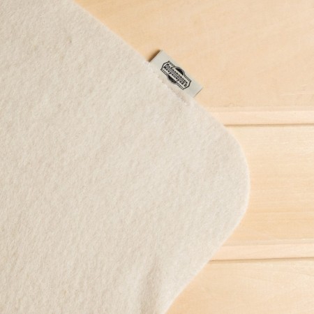 Bannoye Sliver, felt, 200x60 cm without embroidery, white-2