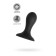 Anal sleeve Erotist Hidro S, silicone, black color, 8.5 cm