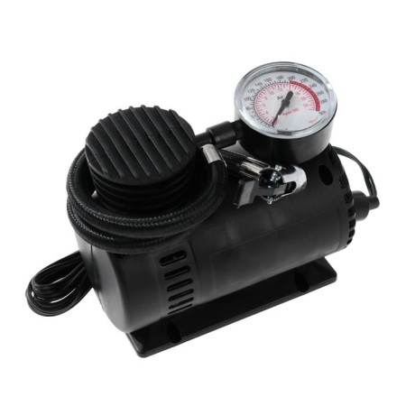 Car compressor 15 l/min, wire 2.6 m, hose 45 cm, 3 adapters