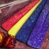 Standing for incense "Rainbow" 26x3.8x2 mix