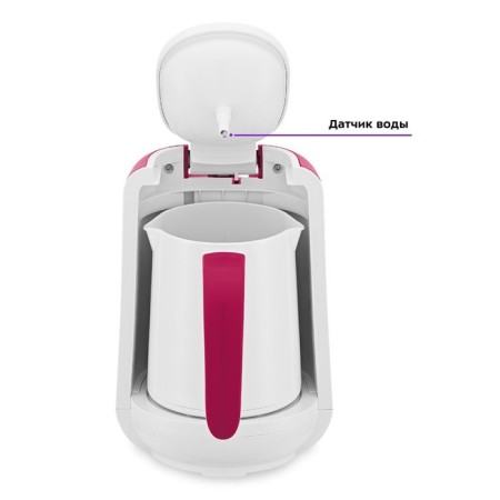 Electric Turk KitFort KT-7135-1, 400-480 W, 250 ml, cord 0.7 m, white-raspberry-2