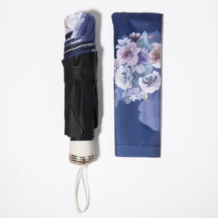 Mechanical “violets” umbrella, eonge, 4 additions, 8 knitting needles, r = 49 cm, color mix-9