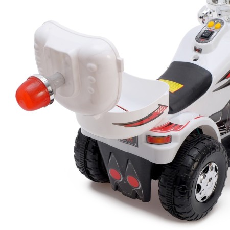 Children's electric car "Chopper", white color-3