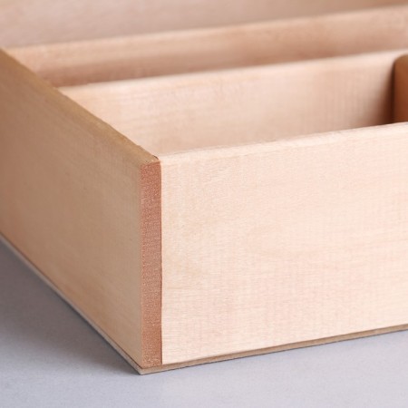 Wooden box 34.5 × 30 × 10 cm Gift chest-3