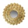 Decor Wall metal with a mirror "Flower. Sugar" gold 78.7x78.7x3.8 cm