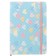 Notepad 80 sheets in a cage (14.5 x 21 cm) Mazari "Pastel Heart", on an elastic band, 70g/m2, 4 MIX colors