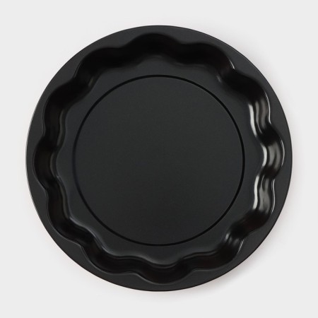 Baking a baking center "Renard. Wavy circle ", 25 × 4 cm, anti -stick coating, burgundy color-2