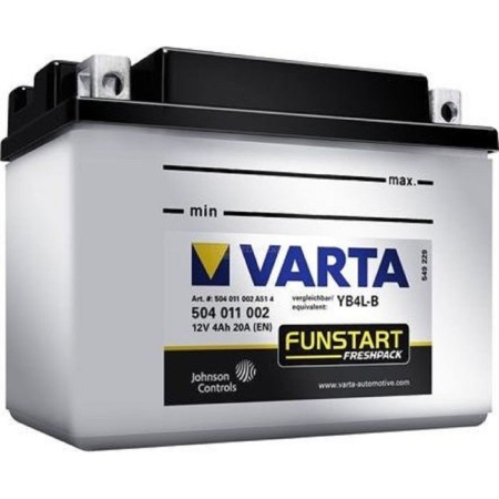 Battery VARTA 4 Ah Moto 504 011 002 (YB4L-B)