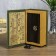 Safe-book wood "Map of the discoverers" 17x11x5 cm