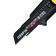 Chancellery knife 18 mm, black + black blade 1 piece