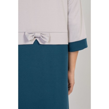 Female dress, size 54, turquoise color-4