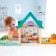 Set of game Hape "Veterinary Clinic", two -story, with animals, dolls and accessories
