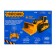 Radio -controlled bulldozer "Stroykhnika", a movable bucket, works from the battery
