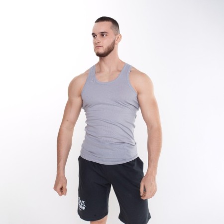 T -shirt male, gray color, size 52-1