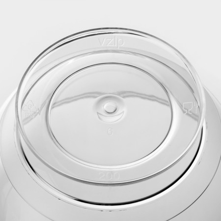 Crecanter Plastic disposable "Crystal", 200 ml, transparent color-8
