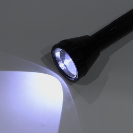Manual battery flashlight, 5 watts, 800 mAh, 3535LED, 2 modes, IPX2, 19.8 x 6.4 cm-5