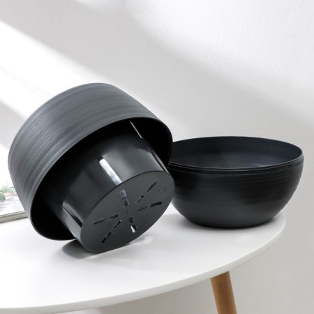 Flower pot "Japan", 3 l, graphite color-3