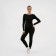 Women's thermal Bellard, Set: longsliv, leggings, size XS, black