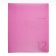 Notebook 12 sheets in a pink cage, plastic cover, block 65 g/m2