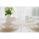 Plate of a porcelain deep shade Organic Gold, 670 ml, d = 21.5 cm, white color