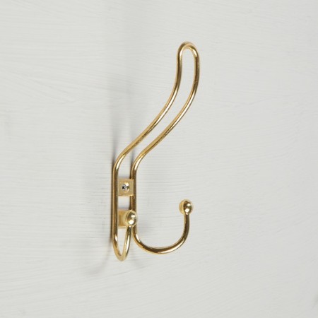 Hook furniture tundra TKT002, three -rod, gold, 4 pcs TMP