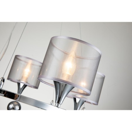 Suspended lamp 5x40W E14, size 63x63x100 cm-4