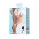 Vibrocolor with a tail Jos Mickey, silicone, blue, 12.5 cm
