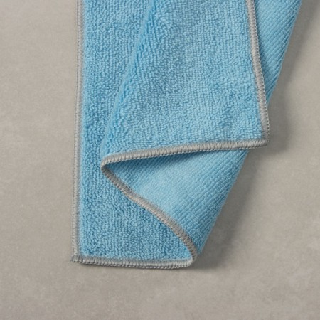 Raccoon rag, 250 g/m², 50 × 30 cm, microfiber, with overlock, 1 pc, color of blue-6