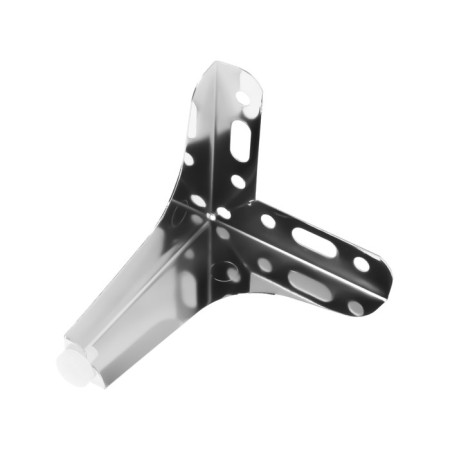 Furniture support Cappio Light OP04, h = 100 mm. 8.5*8.5, chromium color-2