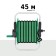 A hose coil, d = 1/2 "(12 mm), l = 45 m, plastic