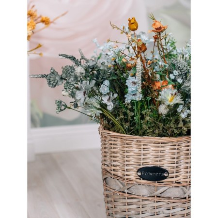 Artificial flower "Field cornflower", height 55 cm, blue color-2